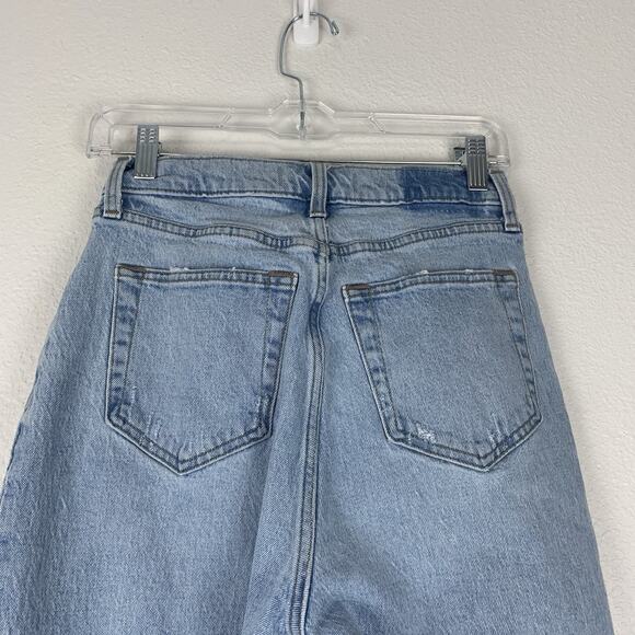 Abercrombie & Fitch Criss Cross Jeans I 25/0R I The Dad High Rise I Curve Love - Picture 5 of 11